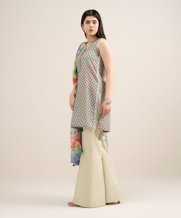 2 Piece - Printed Lawn Suit