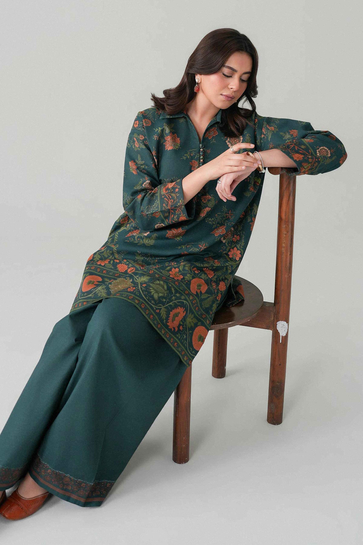 2 Piece - Digital Printed Suit - U2ST-NISHA26WV1-39