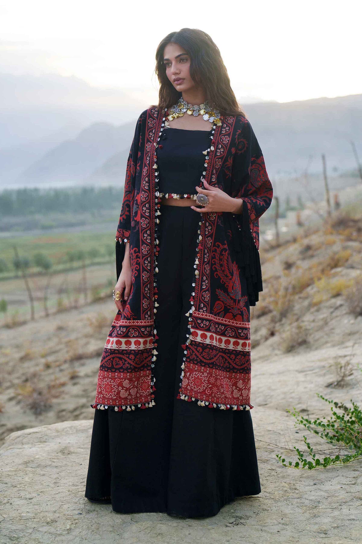 2 Piece - Digital Printed Suit - U2ST-NISHA26WV1-41