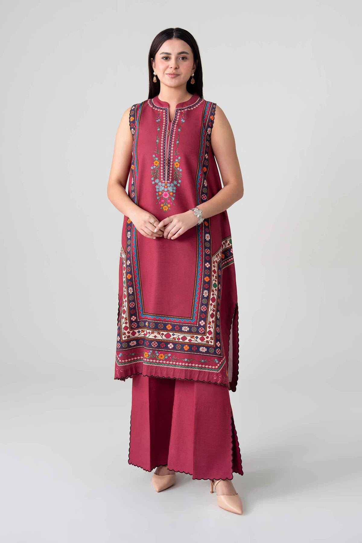 2 Piece - Digital Printed Suit - U2ST-NISHA26WV1-45