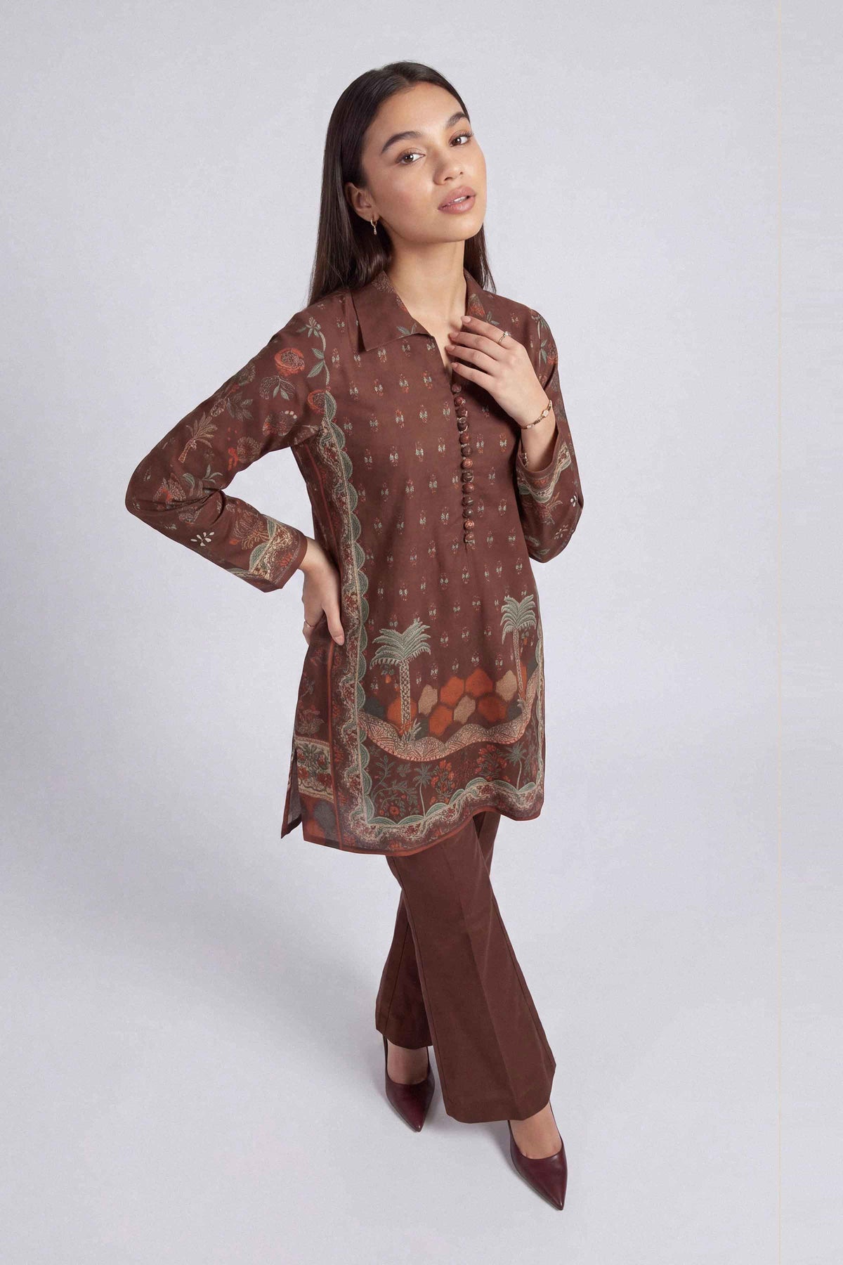 2 Piece - Digital Printed Suit - U2ST-NISHA26WV1-48