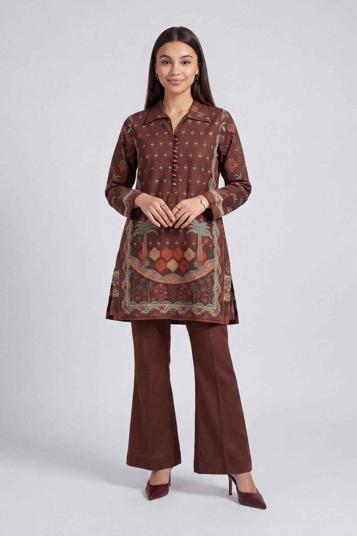 2 Piece - Digital Printed Suit - U2ST-NISHA26WV1-48