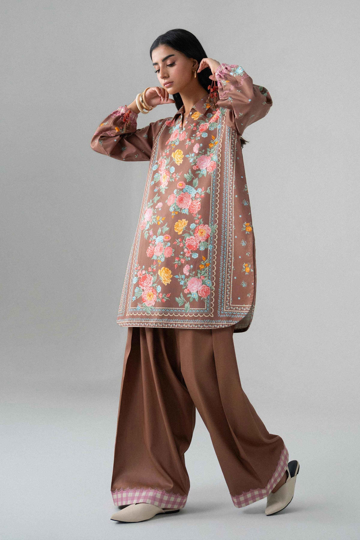 2 Piece - Digital Printed Suit - U2ST-NISHA26WV1-9
