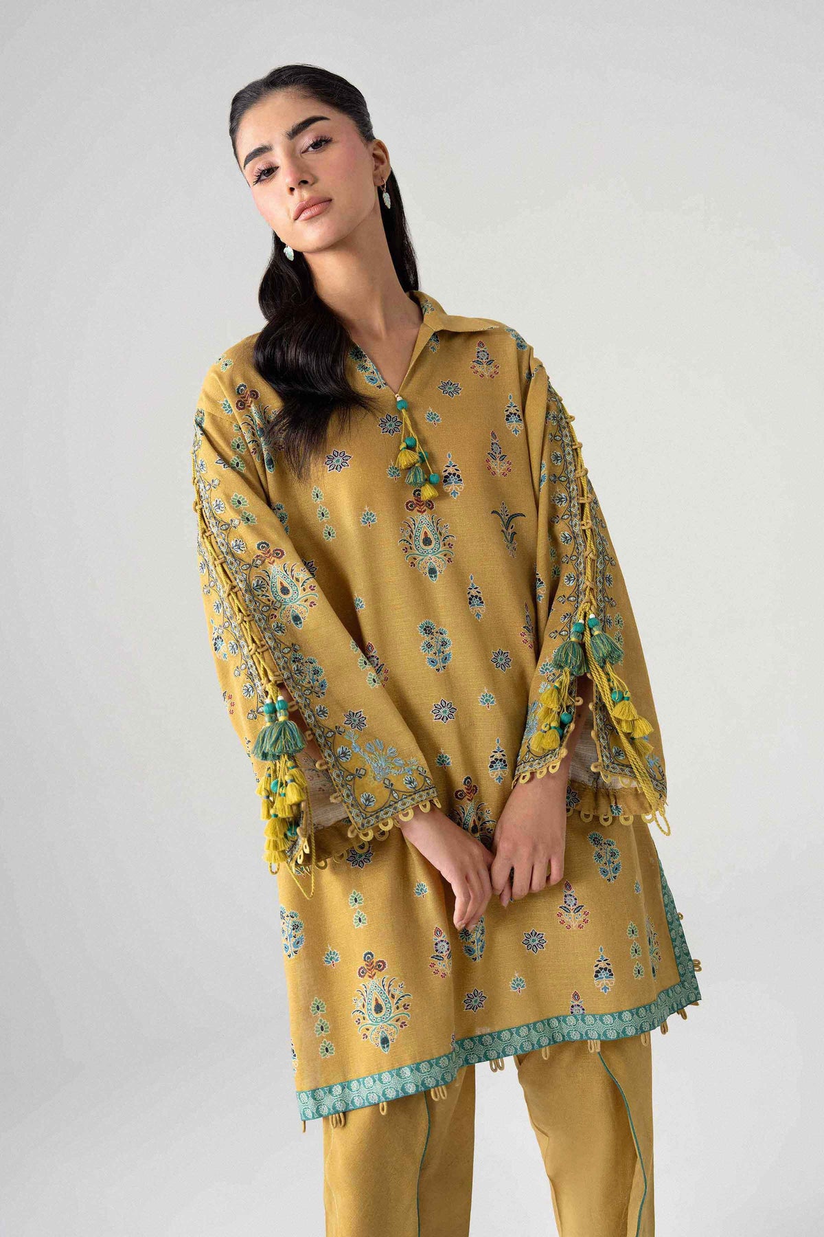 2 Piece - Printed Embroidered Suit - U2STE-NISHA26WV1-10