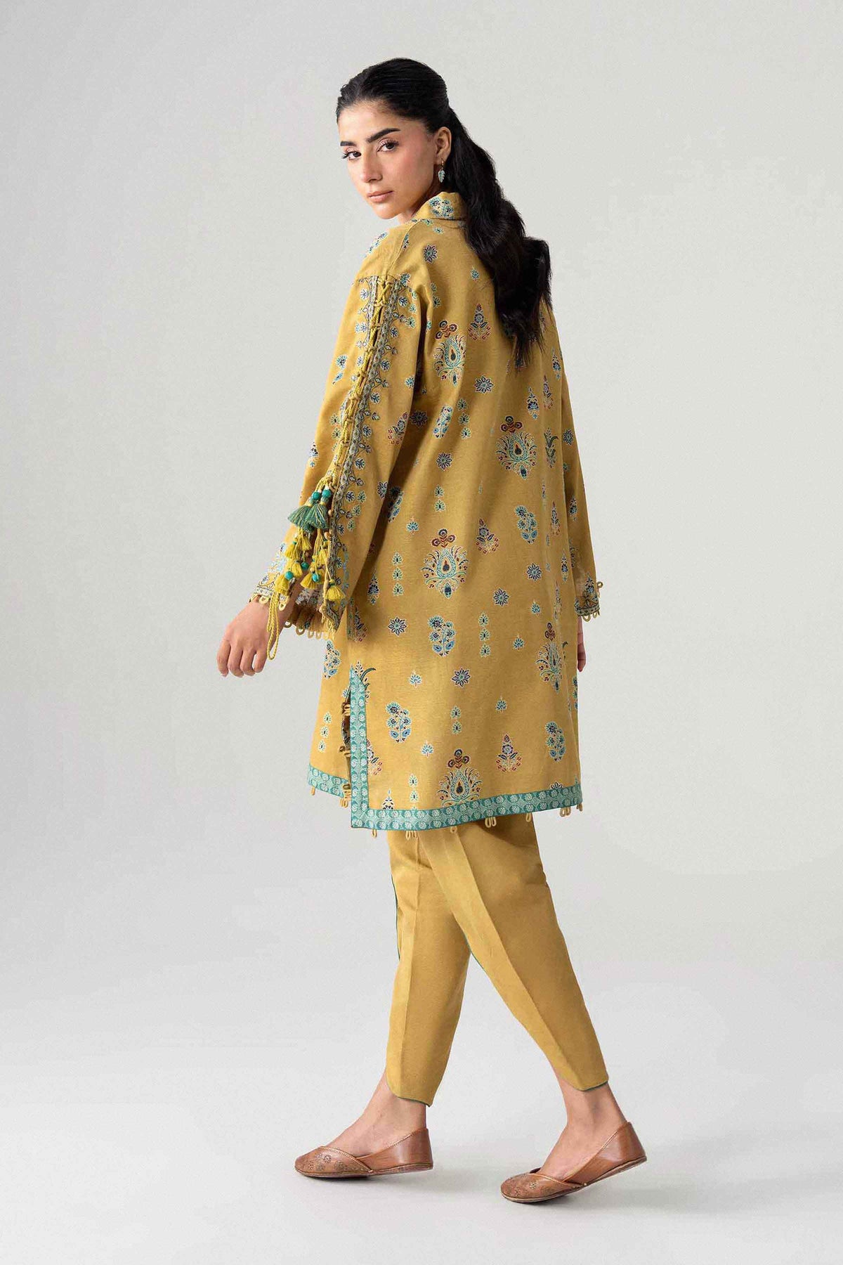 2 Piece - Printed Embroidered Suit - U2STE-NISHA26WV1-10