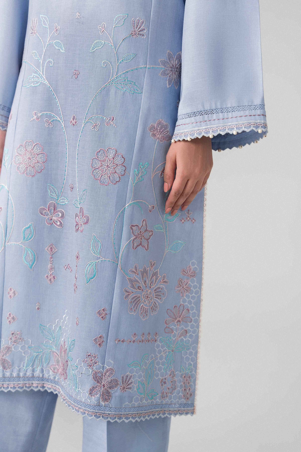 2 Piece - Embroidered Suit - U2STE-NISHA26WV1-16