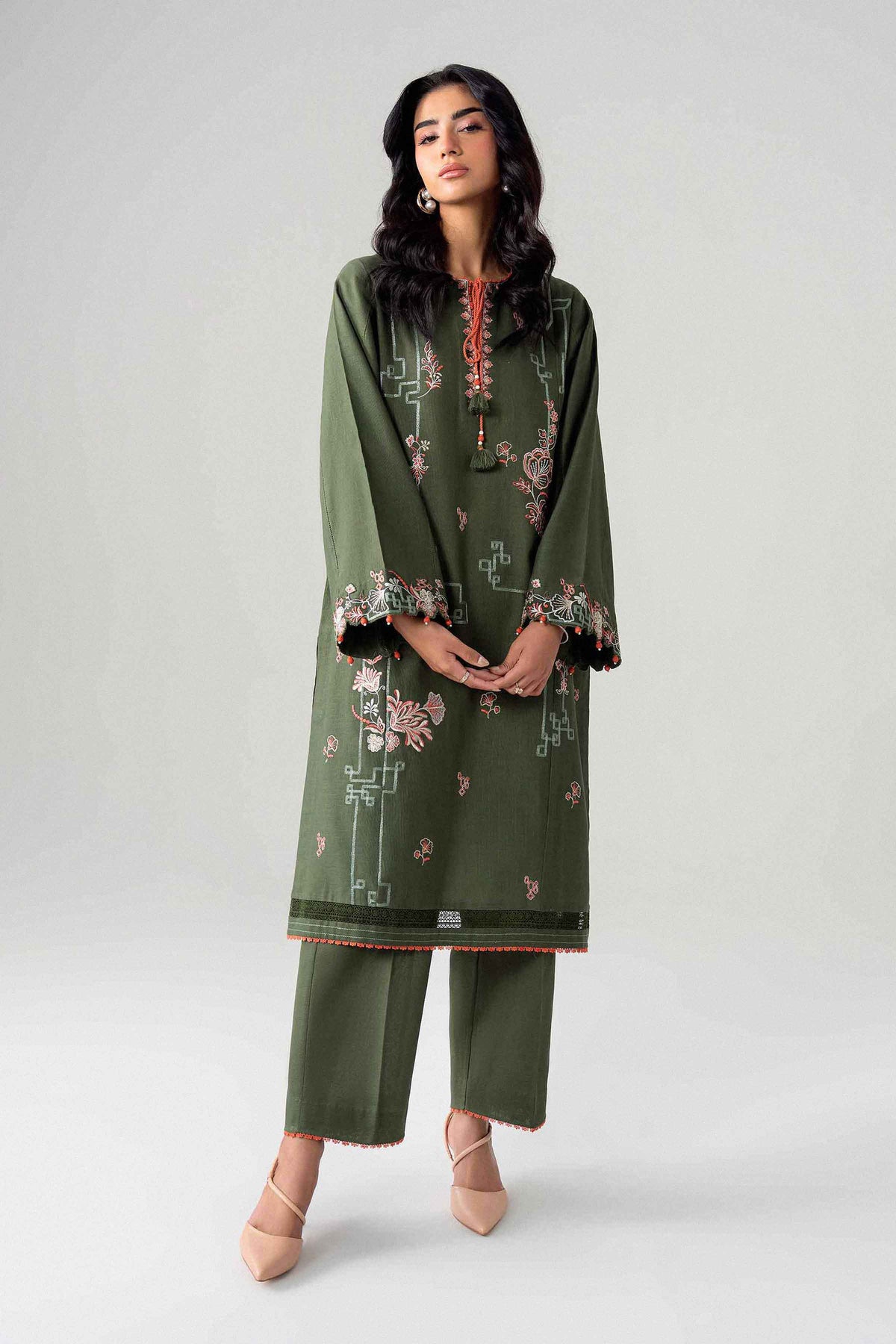2 Piece - Embroidered Suit - U2STE-NISHA26WV1-18