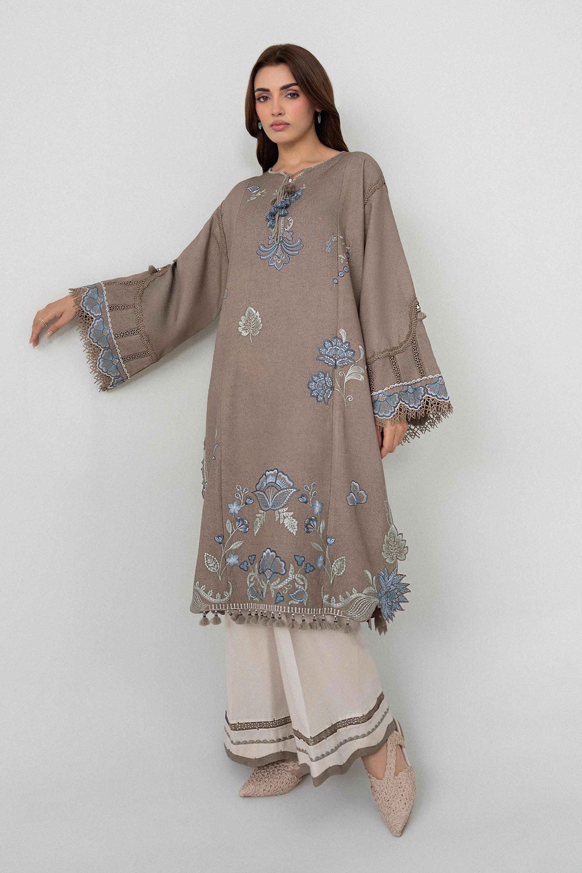 2 Piece - Embroidered Suit - U2STE-NISHA26WV1-68