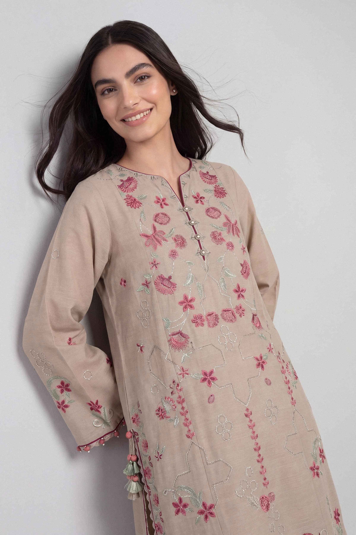 2 Piece - Embroidered Suit - U2STE-NISHA26WV1-77