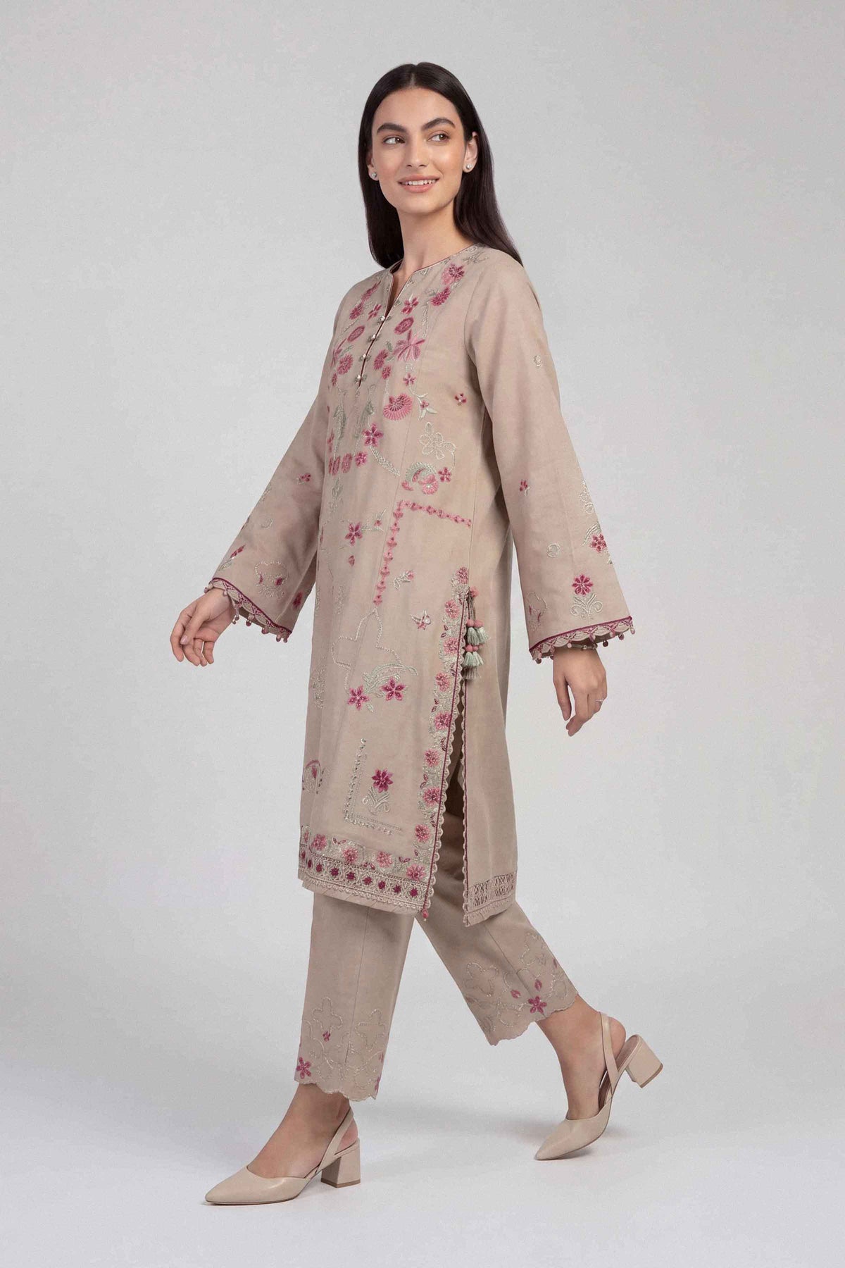 2 Piece - Embroidered Suit - U2STE-NISHA26WV1-77