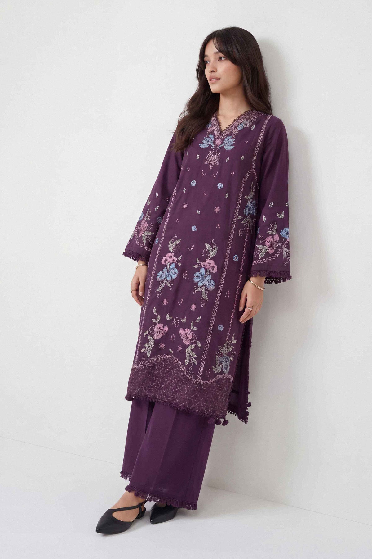 2 Piece - Embroidered Suit - U2STE-NISHA26WV1-83