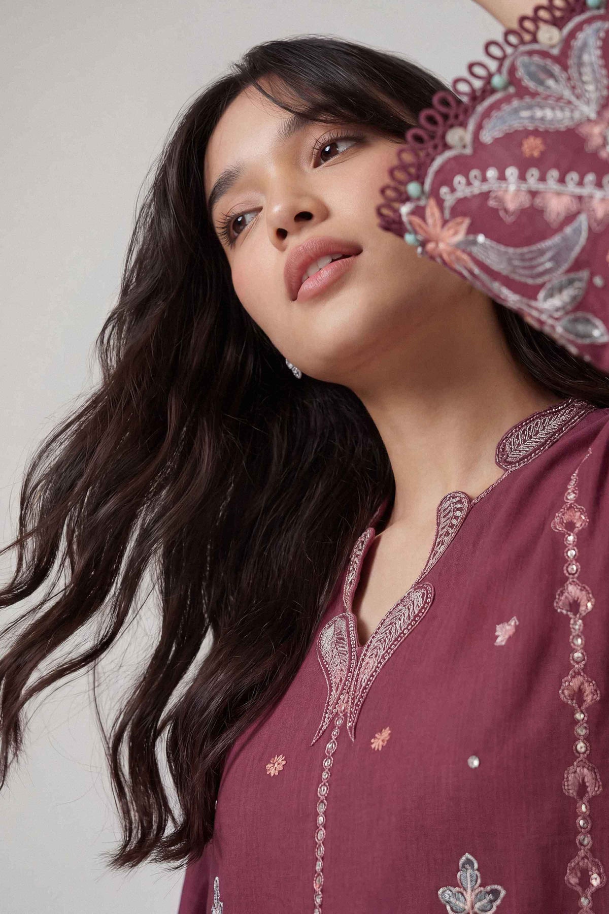 2 Piece - Embroidered Suit - U2STE-NISHA26WV1-89