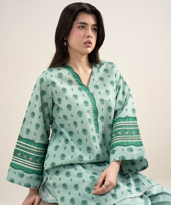 2 Piece - Printed Lawn Suit