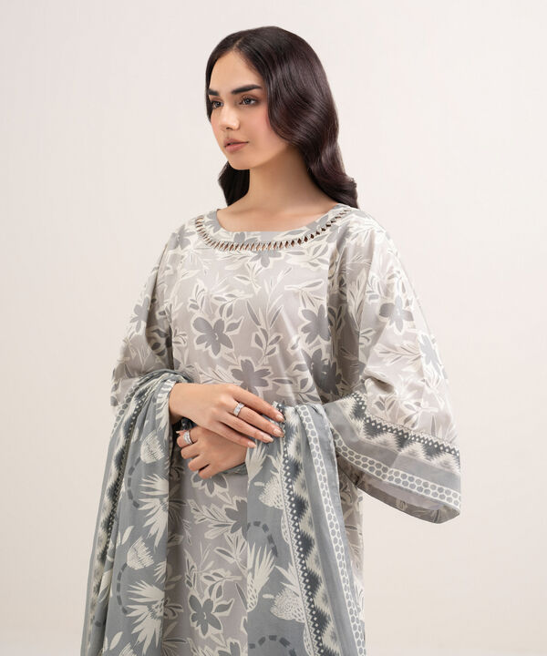 3 Piece - Printed Lawn Suit
