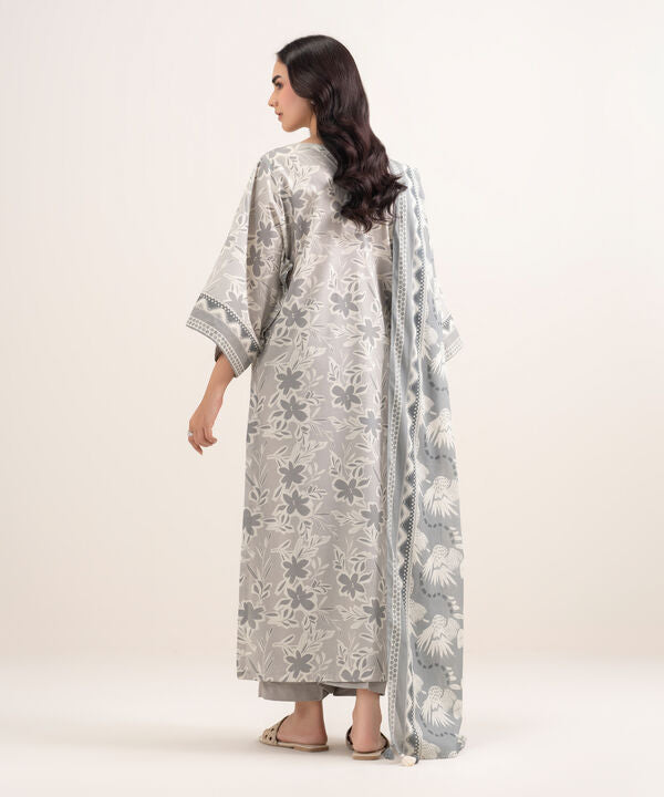 3 Piece - Printed Lawn Suit