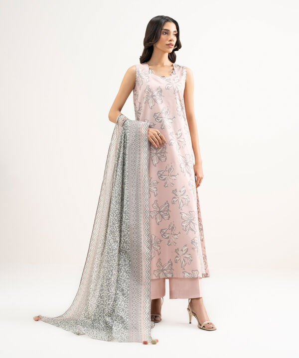 3 Piece - Printed Lawn Suit