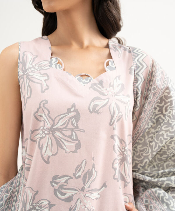 3 Piece - Printed Lawn Suit