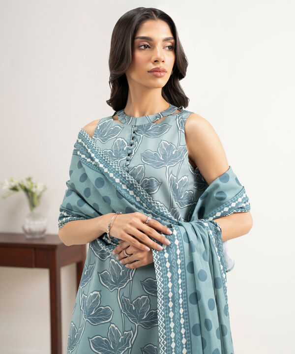 3 Piece - Printed Lawn Suit