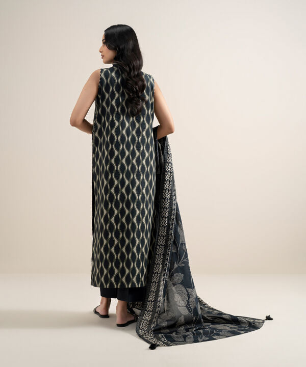 3 Piece - Printed Lawn Suit