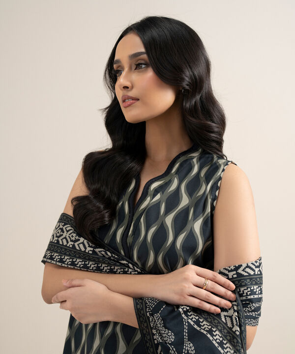 3 Piece - Printed Lawn Suit