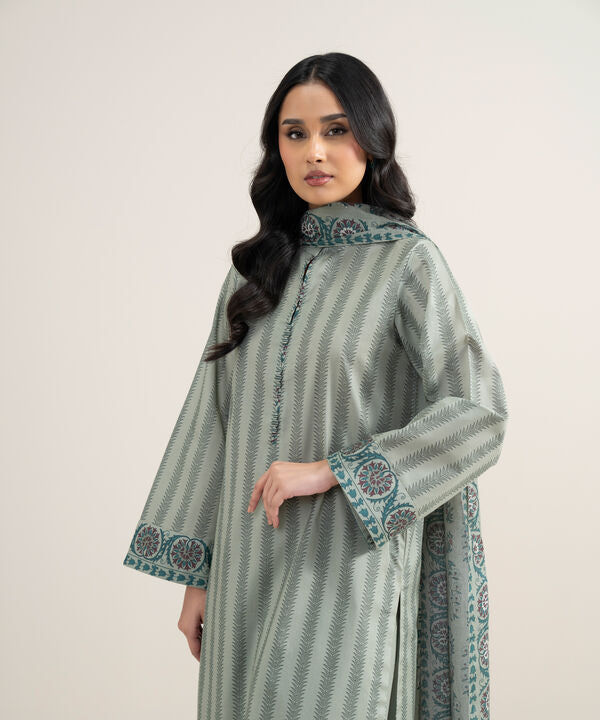 3 Piece - Printed Lawn Suit