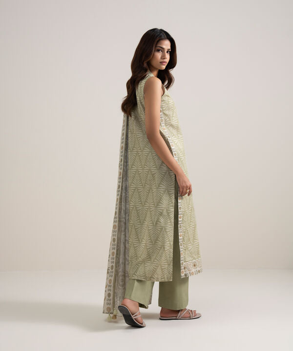 3 Piece - Printed Lawn Suit