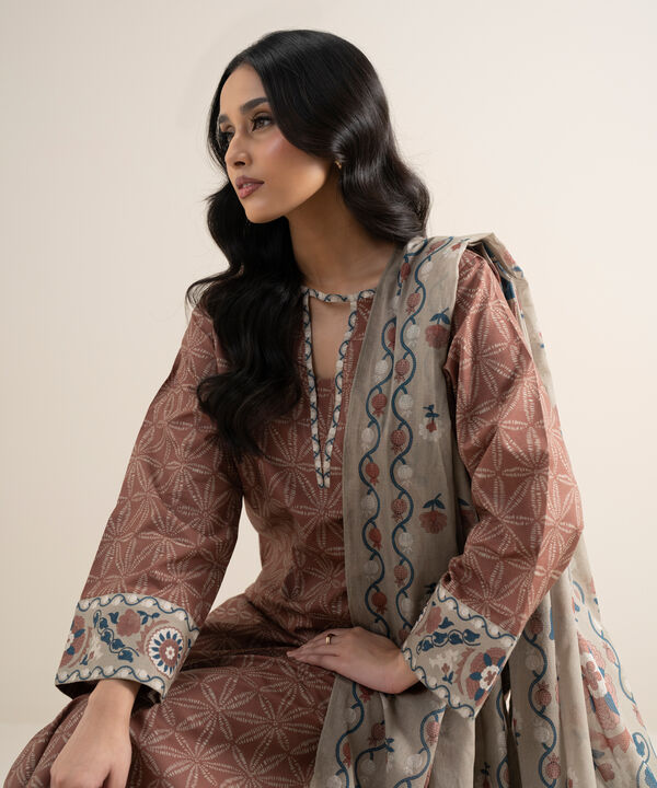 3 Piece - Printed Lawn Suit