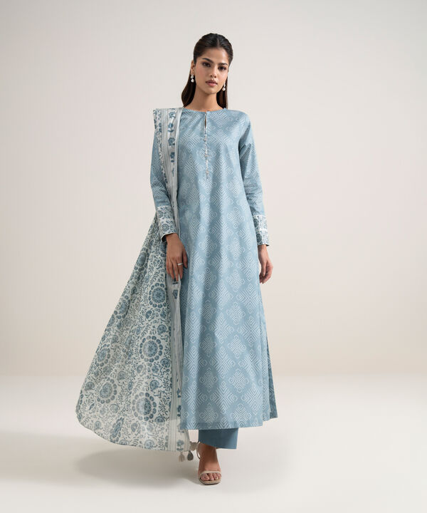 3 Piece - Printed Lawn Suit