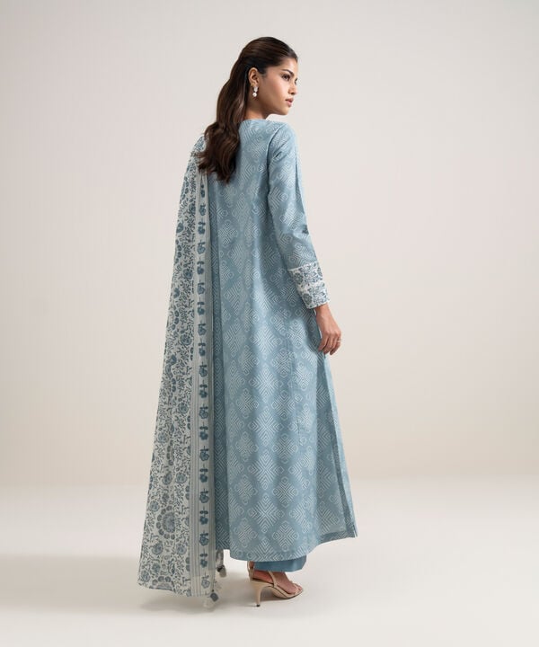 3 Piece - Printed Lawn Suit