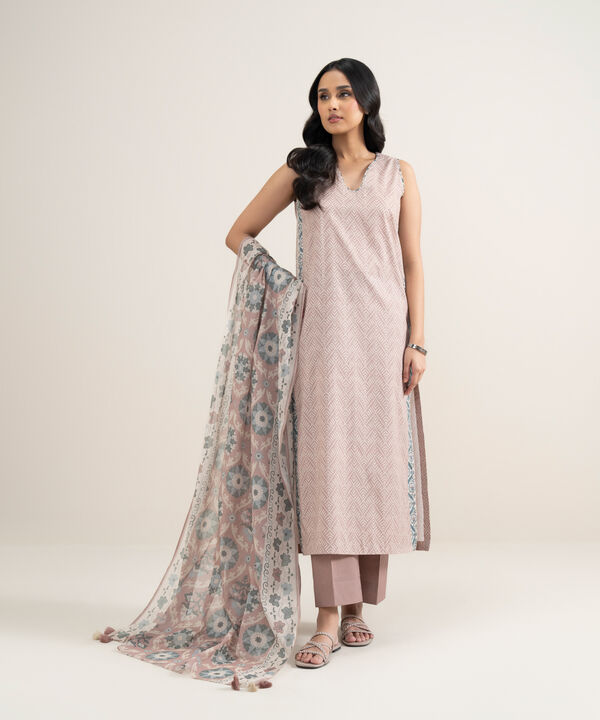 3 Piece - Printed Lawn Suit