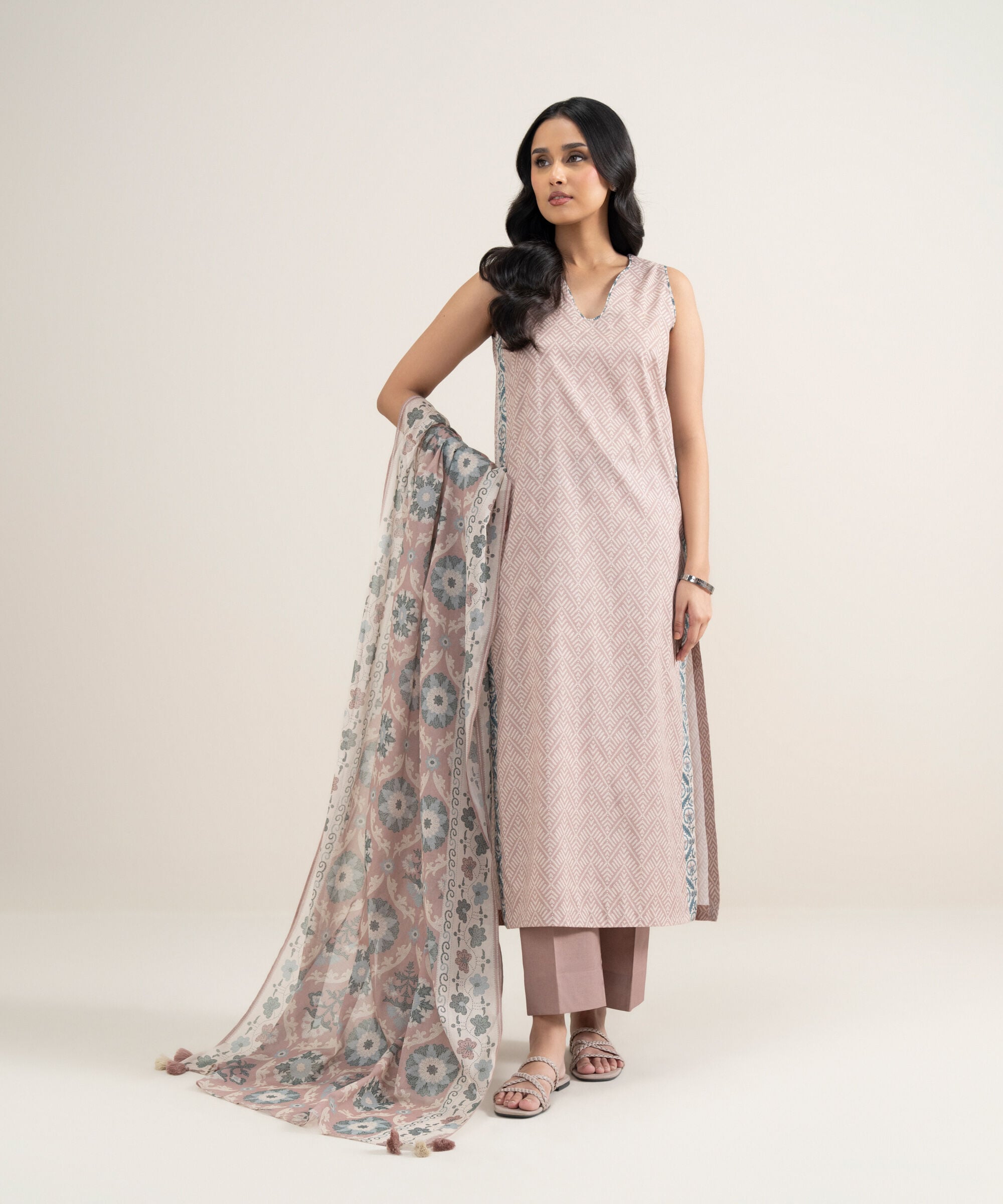 3 Piece - Printed Lawn Suit