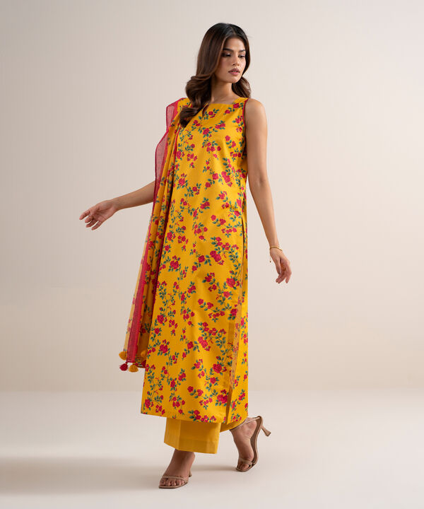 3 Piece - Printed Lawn Suit