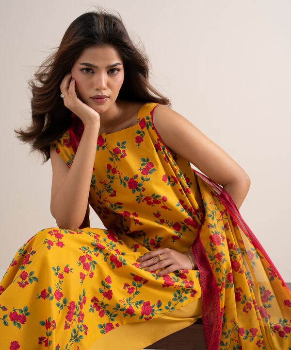 3 Piece - Printed Lawn Suit