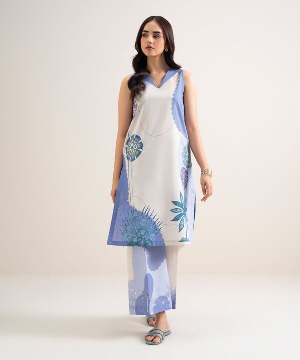 2 Piece - Printed Lawn Suit