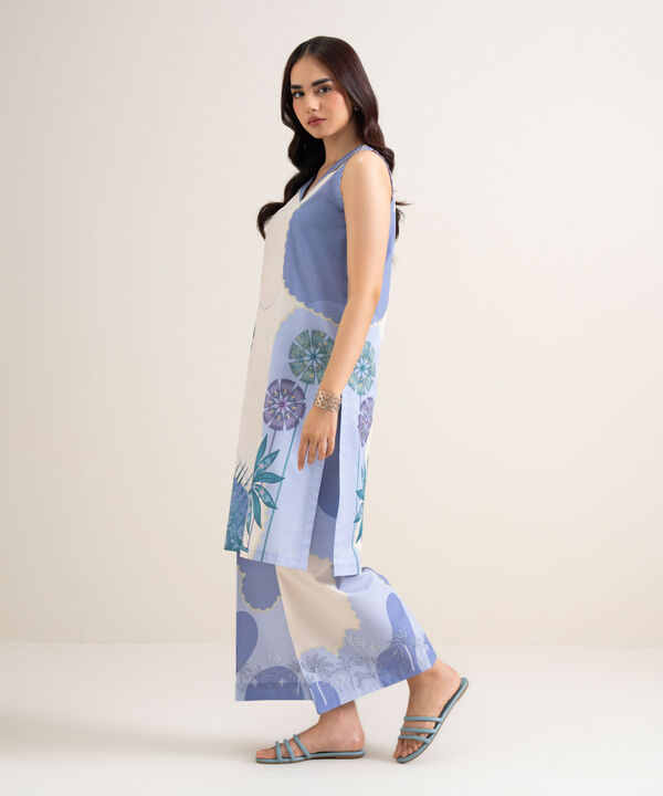 2 Piece - Printed Lawn Suit