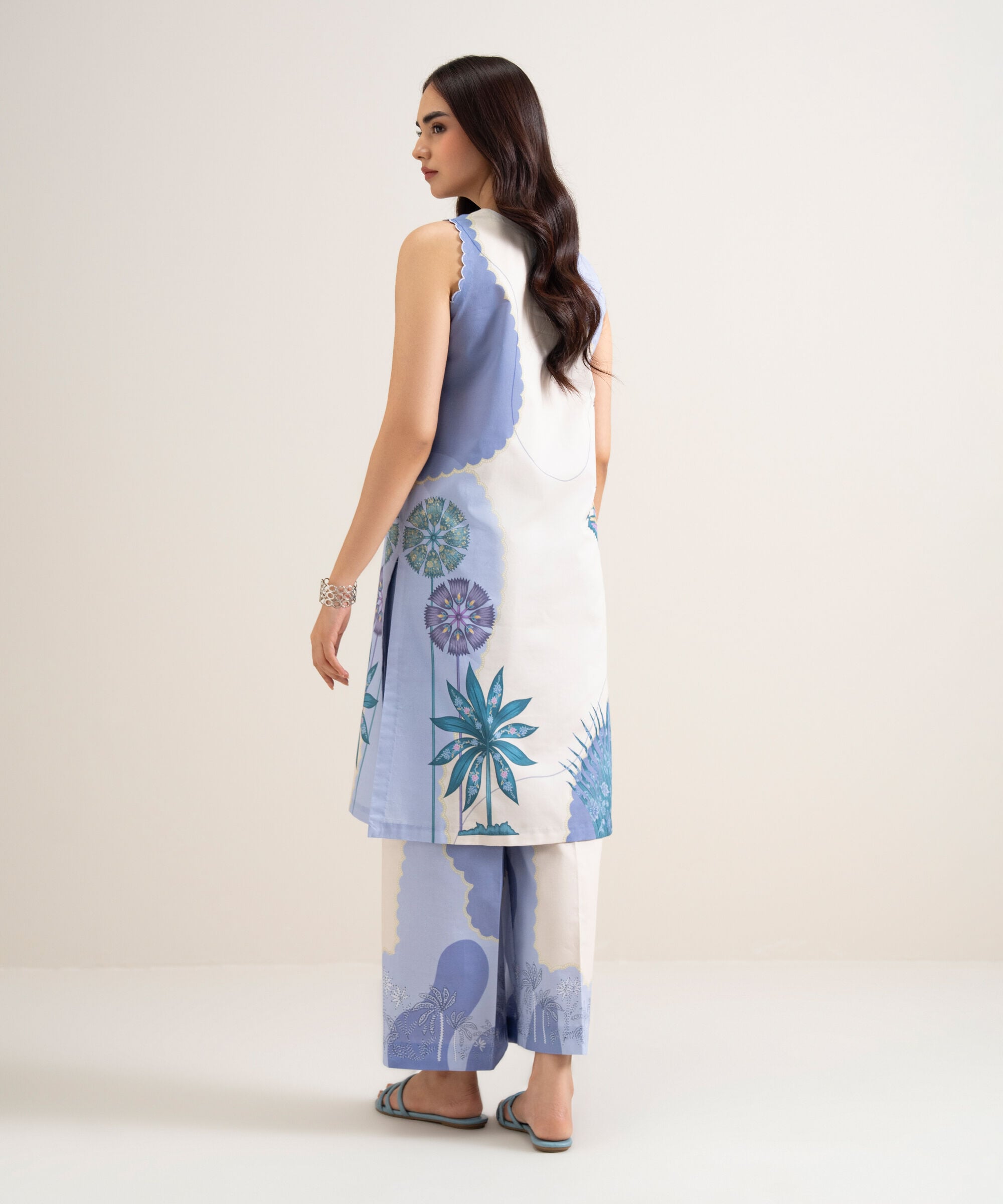 2 Piece - Printed Lawn Suit U2TDDS26V750