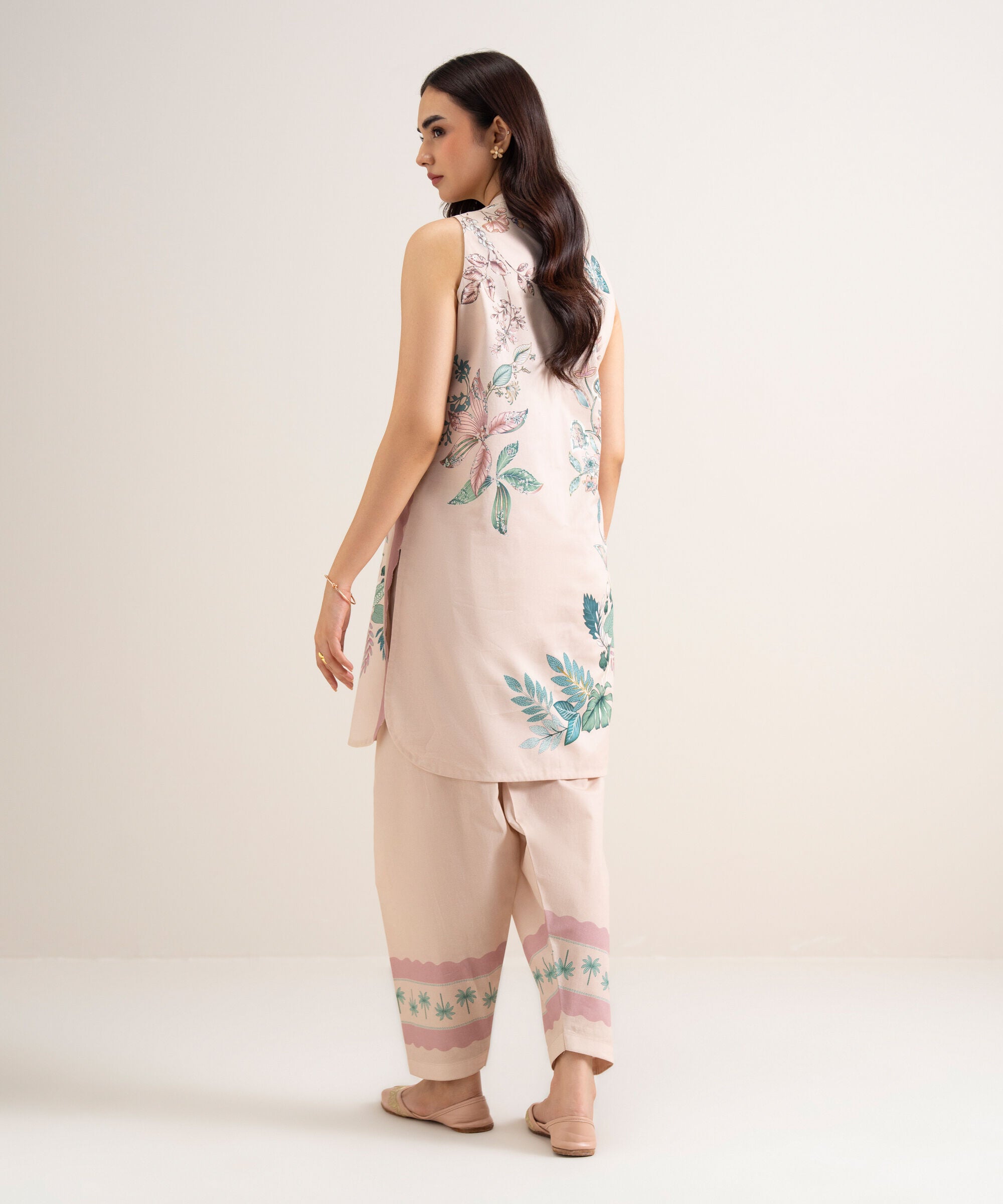 2 Piece - Printed Lawn Suit U2TDDS26V752