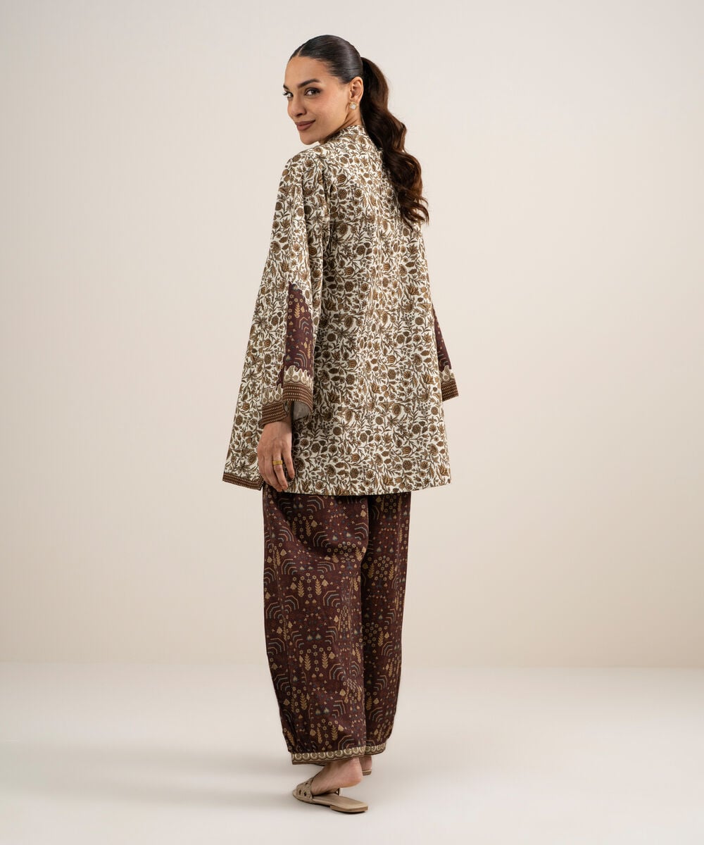 2 Piece - Printed Cotton Suit U2TDDS26V755