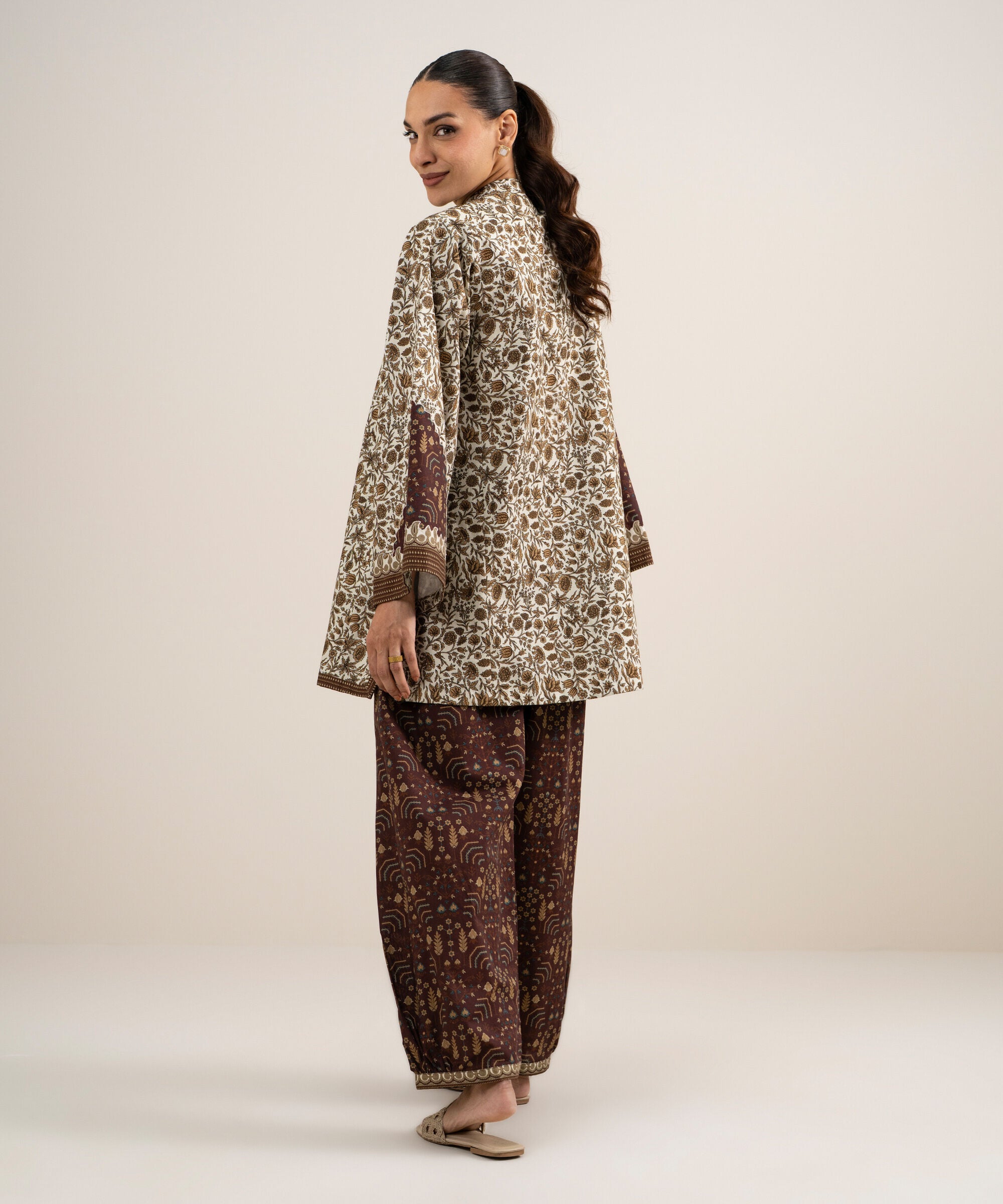 2 Piece - Printed Cotton Suit U2TDDS26V755