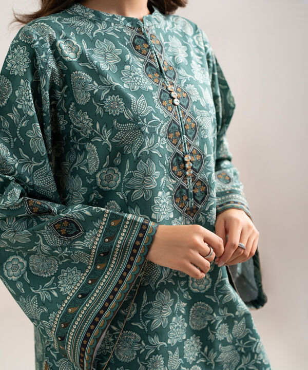 2 Piece - Printed Cotton Suit