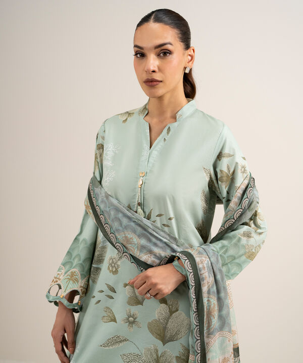 3 Piece - Printed Lawn Suit
