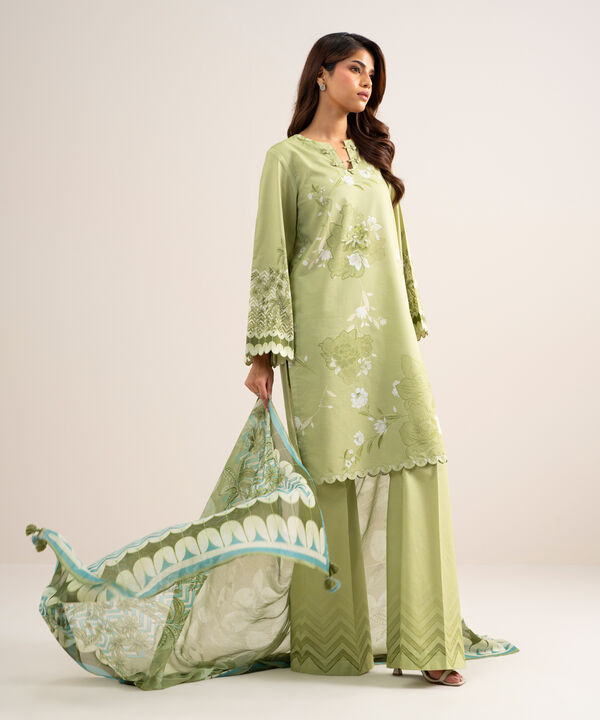 3 Piece - Printed Lawn Suit
