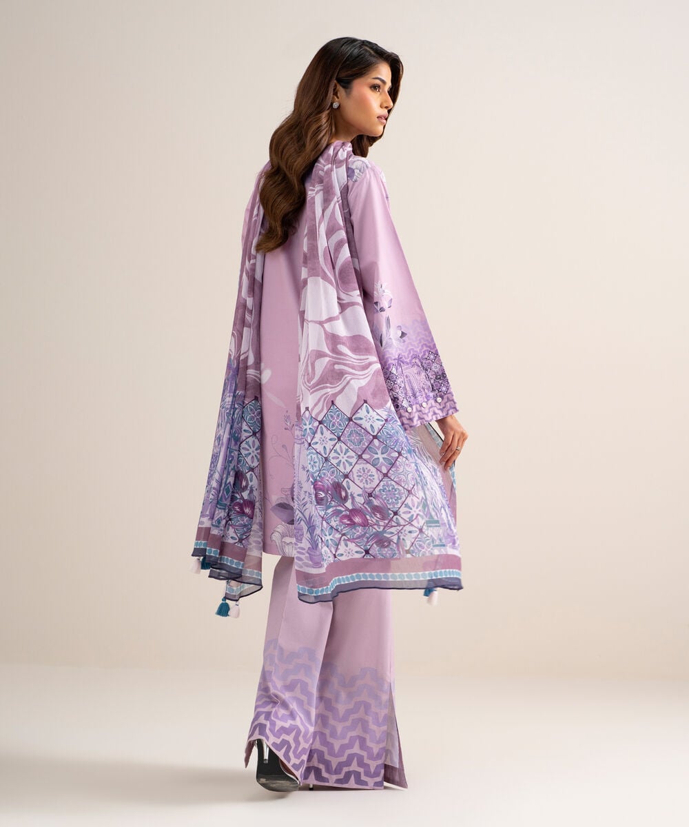 3 Piece - Printed Lawn Suit U2TDDS26V759