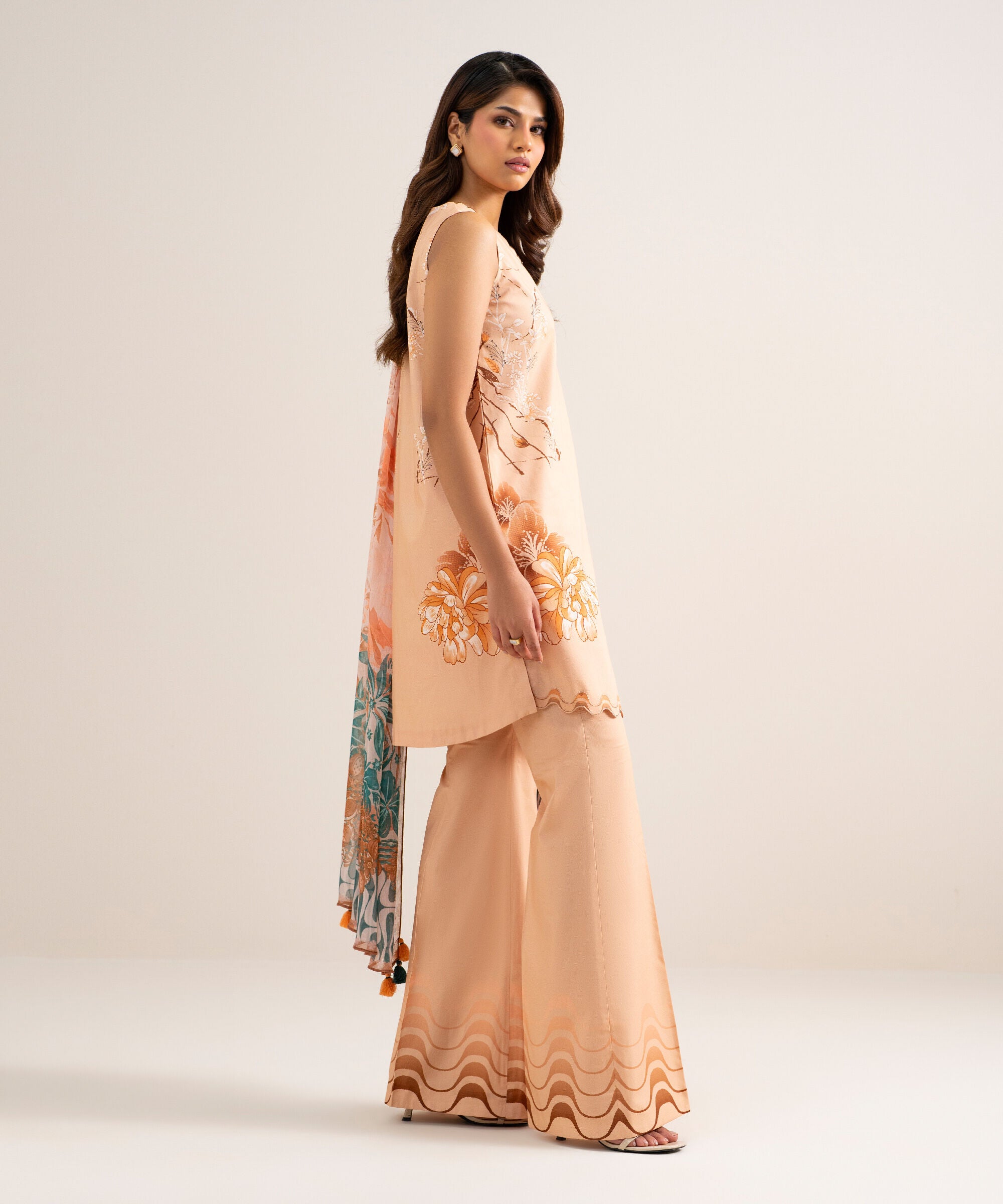3 Piece - Printed Lawn Suit U2TDDS26V760