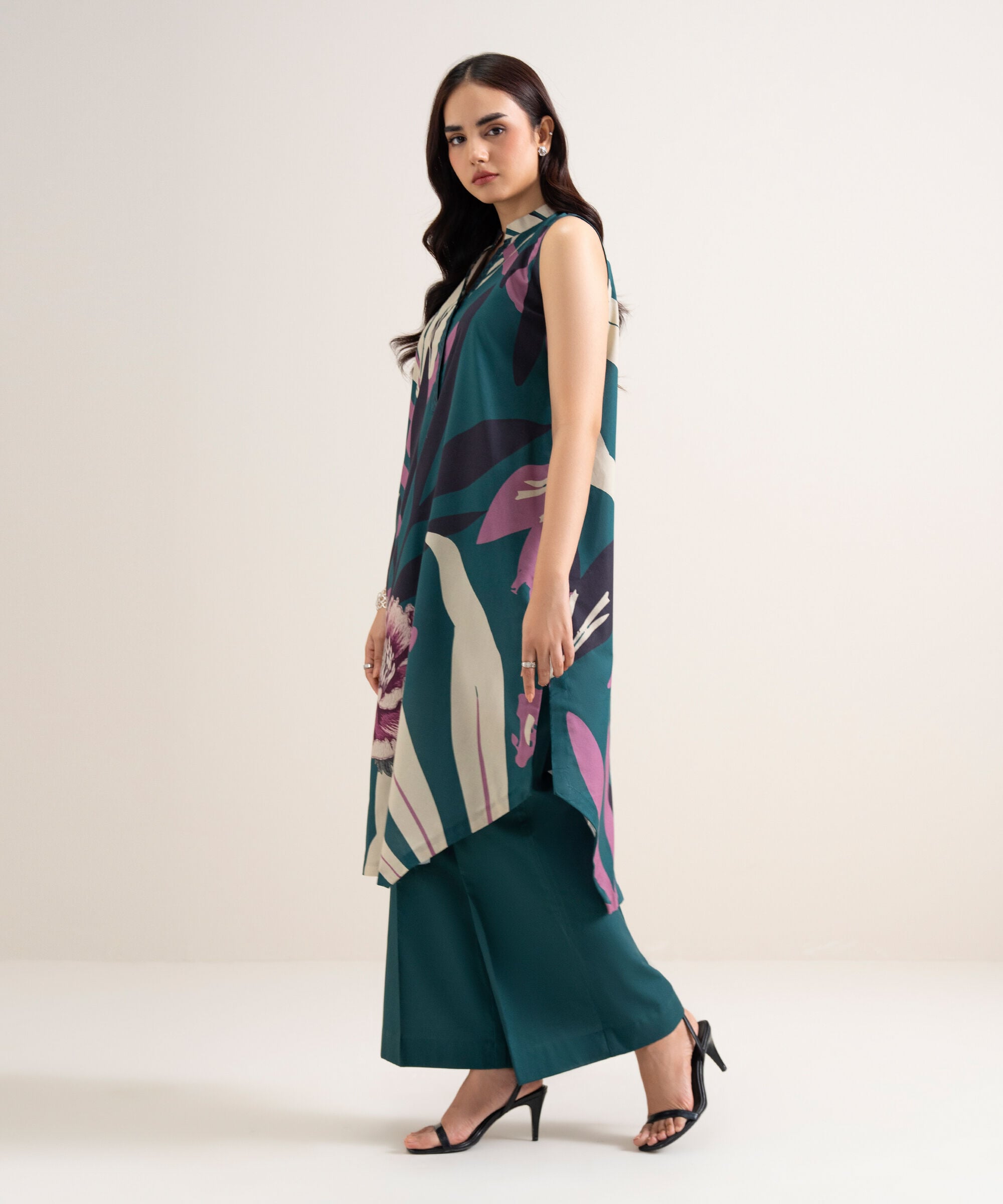 2 Piece - Printed Lawn Suit U2TDDS26V761