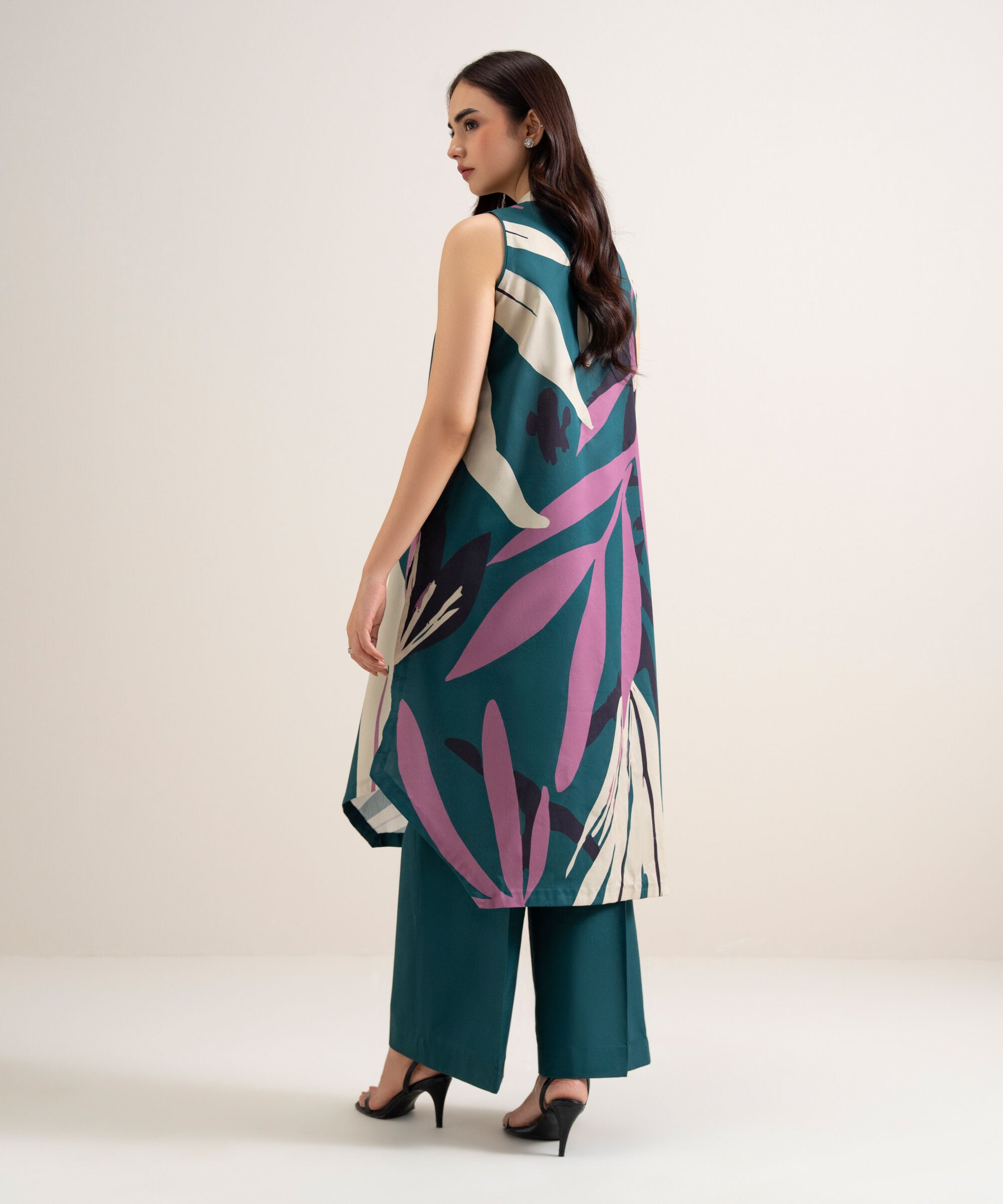 2 Piece - Printed Lawn Suit U2TDDS26V761