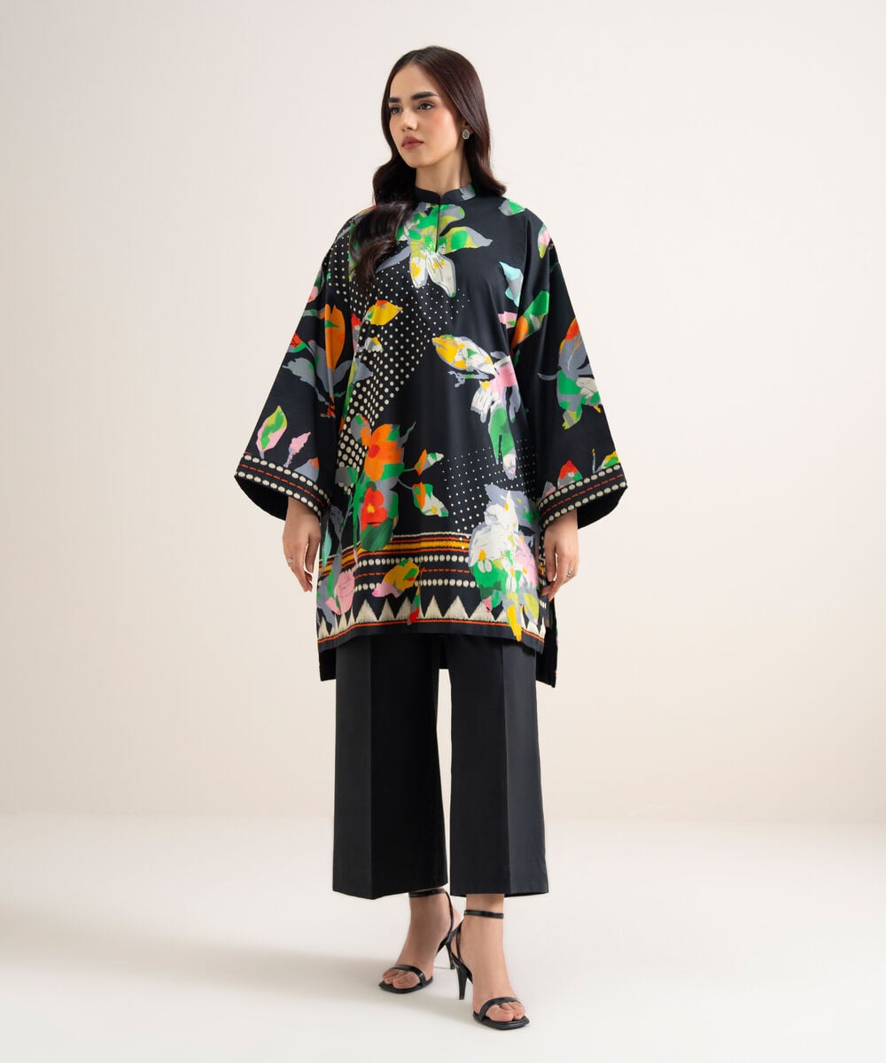 2 Piece - Printed Lawn Suit U2TDDS26V762