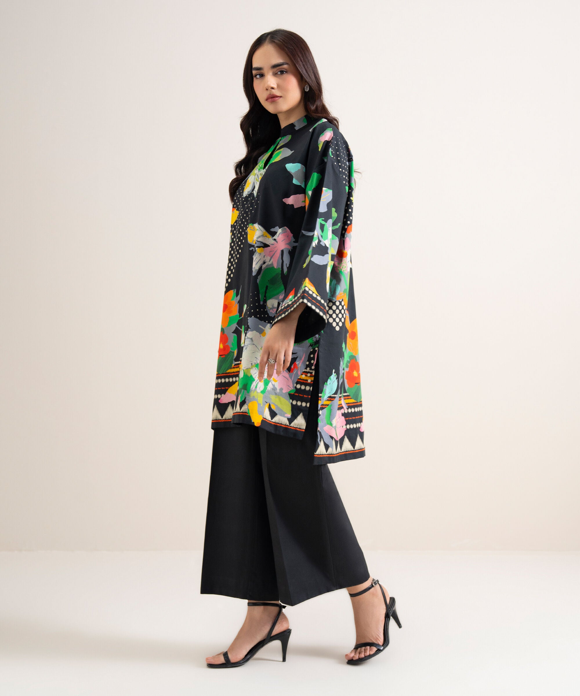 2 Piece - Printed Lawn Suit U2TDDS26V762
