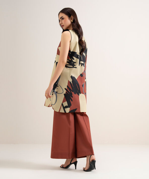 2 Piece - Printed Lawn Suit