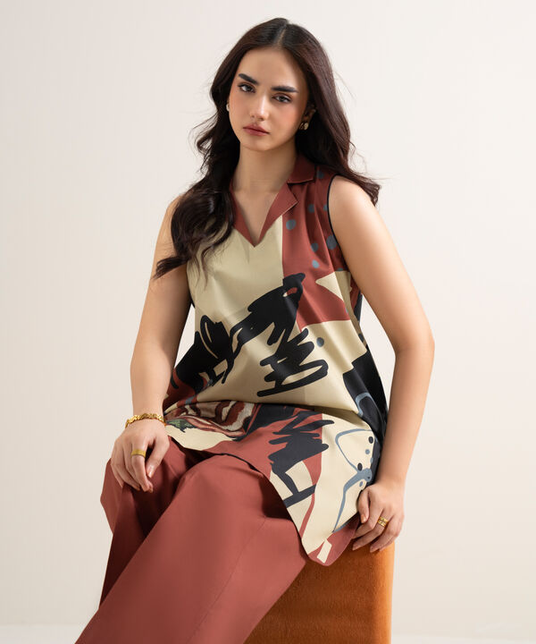 2 Piece - Printed Lawn Suit